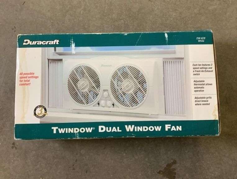 Duracraft Twindow Dual Window Fan Metzger Property Services LLC