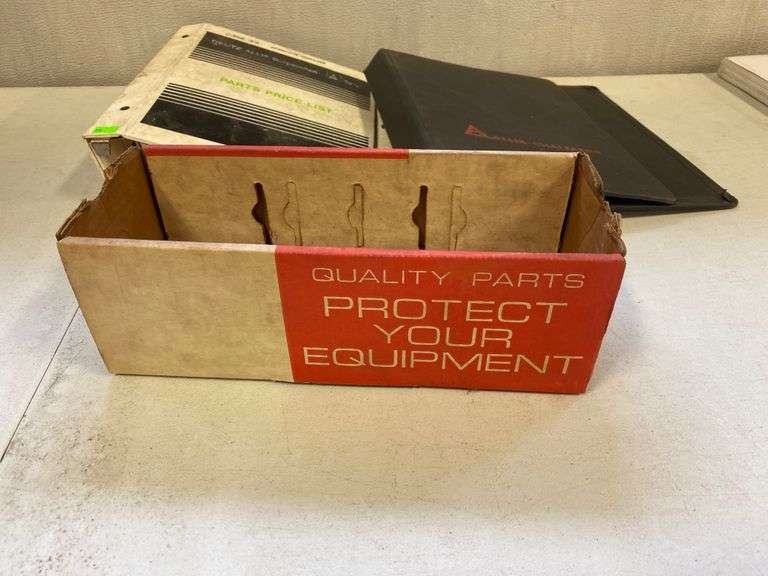 Deutz Allis and AC binders, parts box Metzger Property Services LLC