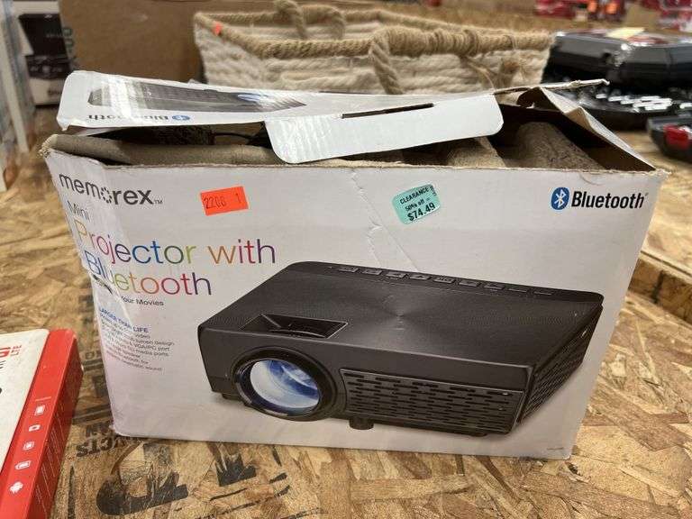 Memorex mini projector with Bluetooth Metzger Property Services LLC