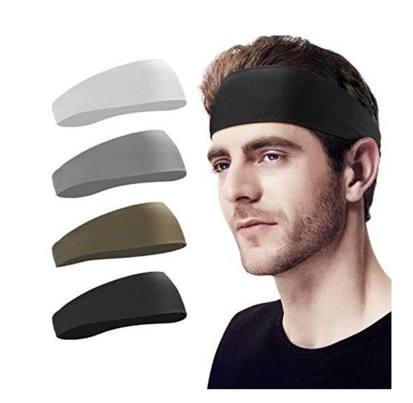 BF BAFLY Headbands for Men Sweat Band & Mens Headbands Sport for Running, Cycling, Yoga