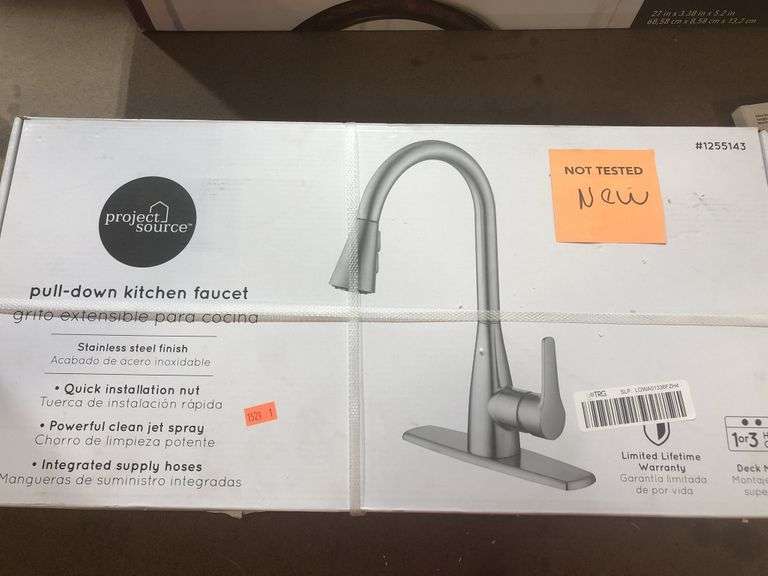Project Source pull down kitchen faucet Metzger Property Services LLC