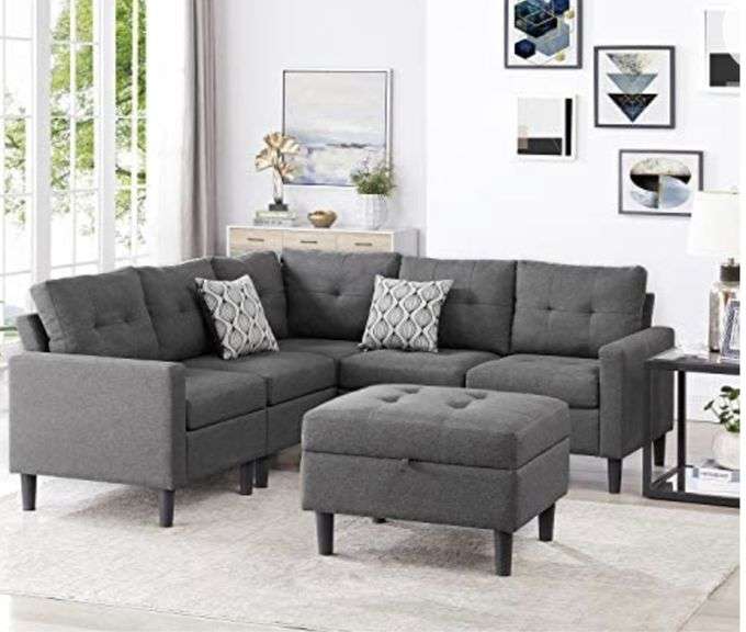 Good & Gracious Modular Sectional Corner Sofa Large LShaped Couch Set