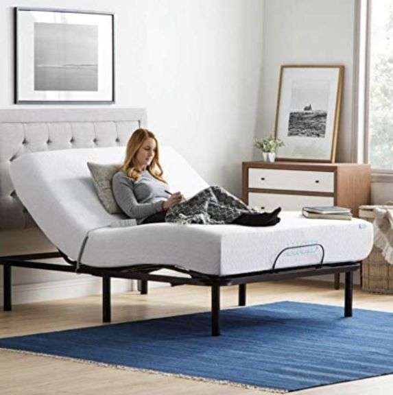 LUCID L100 Adjustable Bed Base Steel Frame 5 Minute Assembly Head