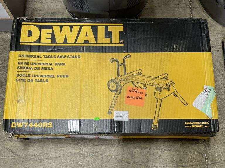 33 lbs. Heavy Duty Rolling Table Saw Stand with QuickConnect Stand