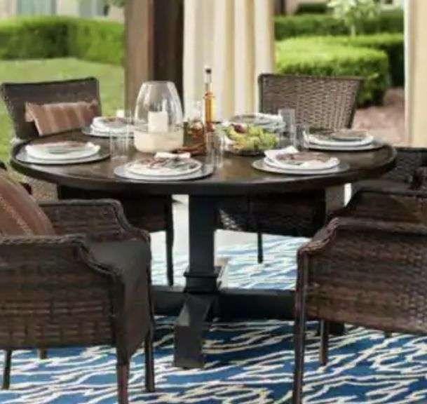 Grayson dining table Metzger Property Services LLC