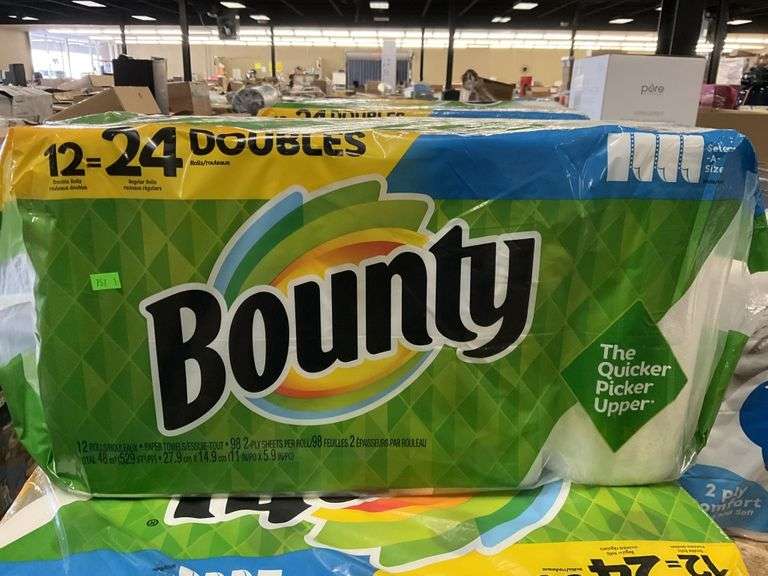 12 rolls Bounty Paper Towels Metzger Property Services LLC