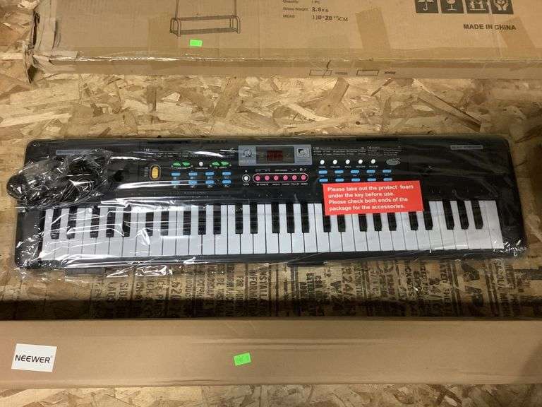 61Key Digital Electric Piano Keyboard, Portable Electronic Keyboard