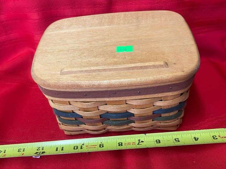 Longaberger Recipe Basket with recipe cards and protector Metzger