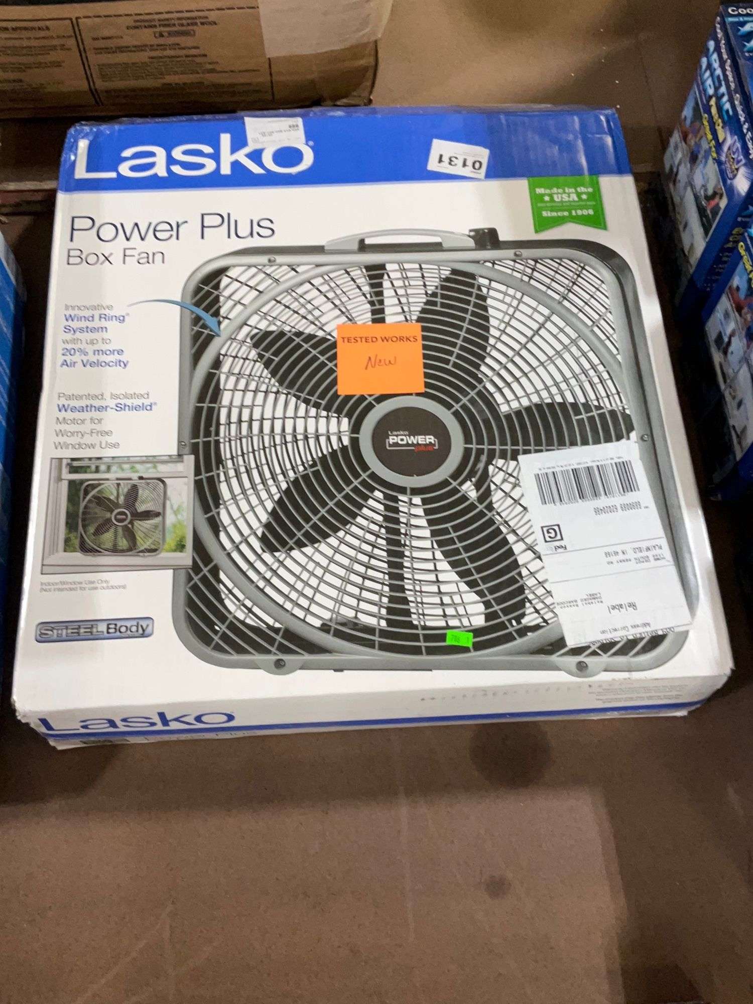 Lasko Power plus box fan - Metzger Property Services LLC