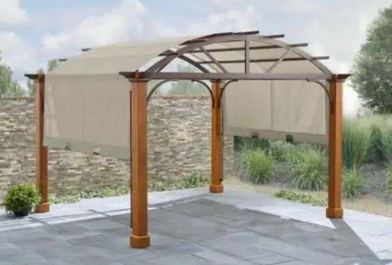 Longford 10 ft. x 12 ft. Pergola Metzger Property Services LLC