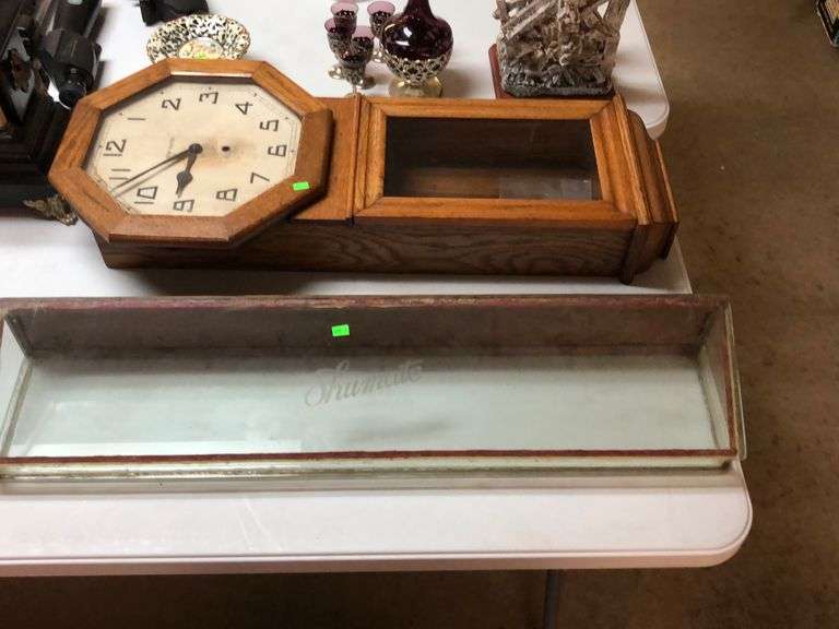 Shumate display 36 inches long, 9 inches wide, 5 inches tall