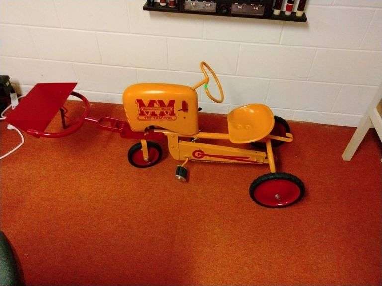 Minneapolis Moline Tot Tractor with loader - Metzger Property Services LLC