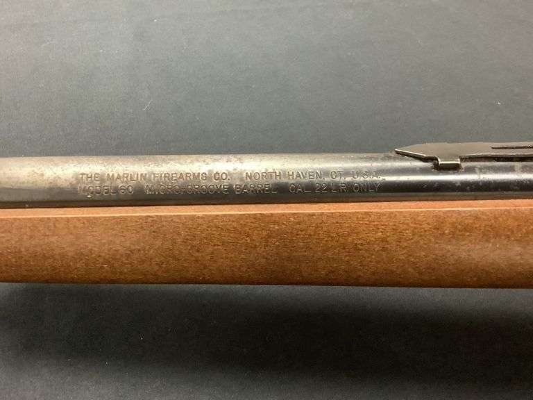 Marlin model 60 micro groove barrel 22LR Long gun Metzger Property
