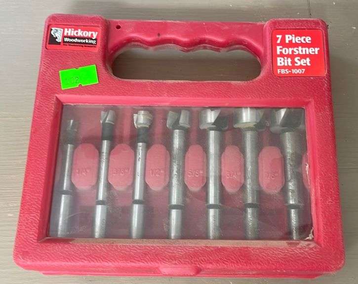7 piece Forstner bit set in carrying case Metzger Property Services LLC