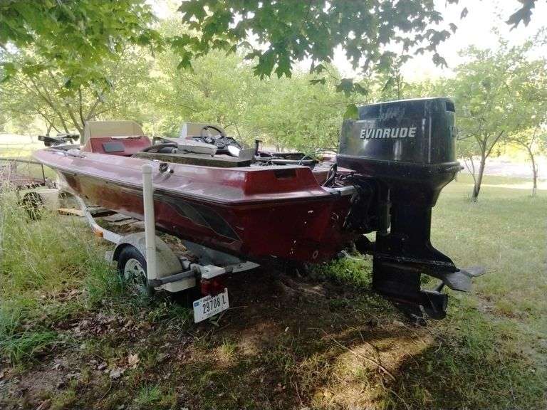 Shorelander boat trailer partial vin2048391 18ft fiberglass boat