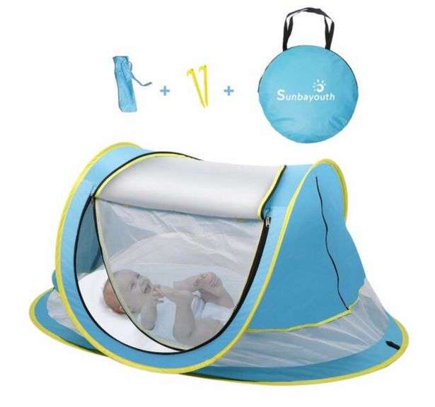 SUNBA YOUTH Baby Tent, Portable Baby Travel Bed, UPF 50+ Sun Shelters