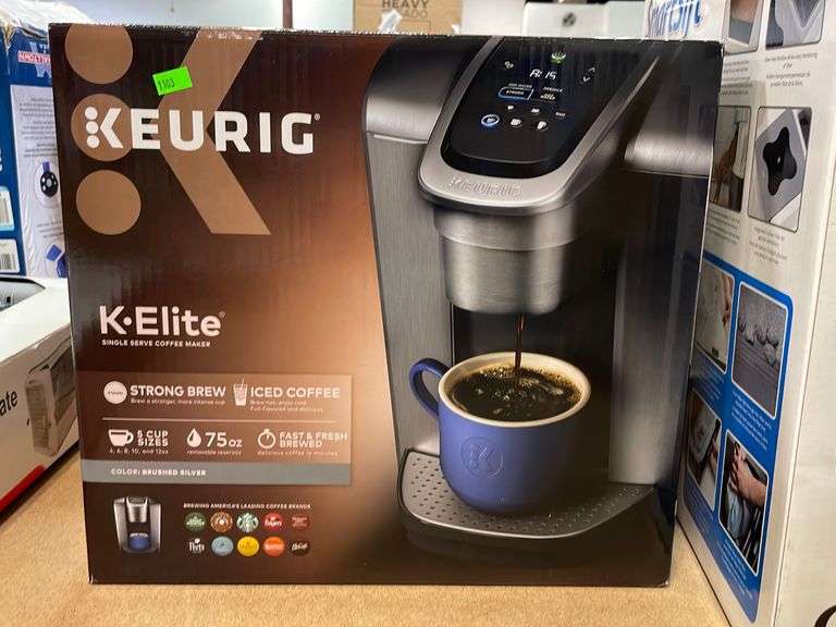 Keurig KElite Coffee Maker, Single Serve KCup Pod Coffee Brewer, With