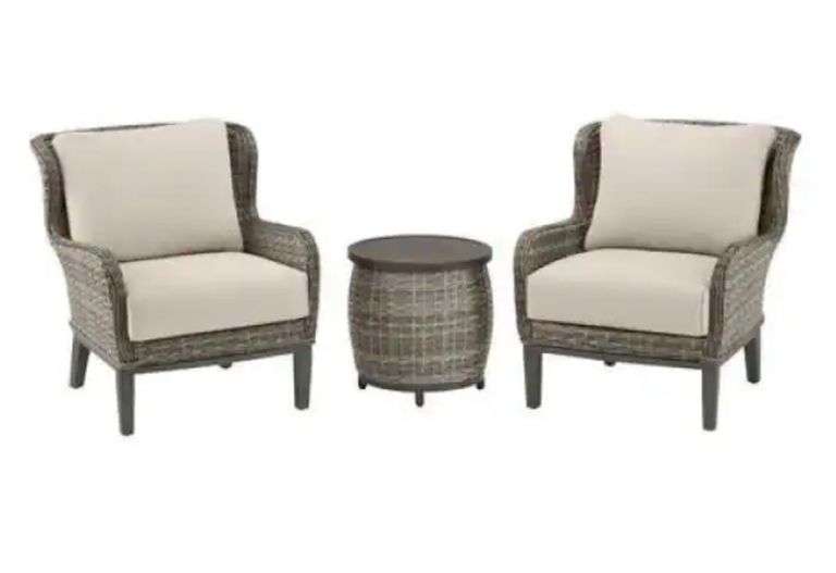 Hampton Bay Cooper Lake 3Piece Seating Set Metzger Property Services