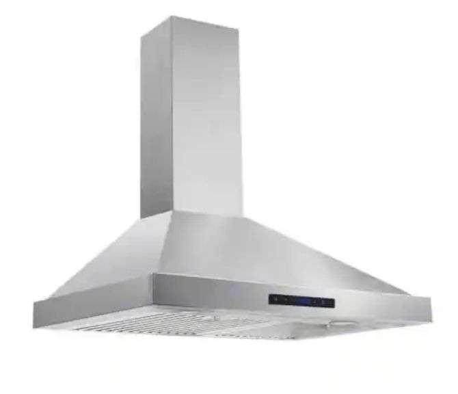 Vissani 30 in. Wall Mount Range Hood Stainless Steel Metzger Property