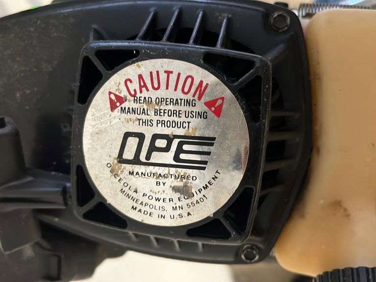 OPE Gas Powered Magnum 49cc III Plus Auger 4” Metzger Property