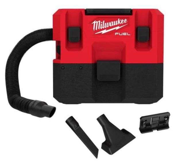 Milwaukee M12 FUEL 12Volt LithiumIon Cordless 1.6 Gal. Wet/Dry Vacuum
