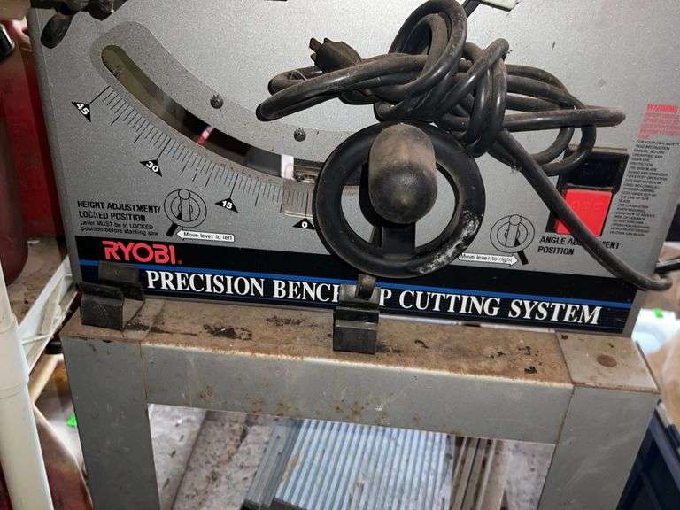 Ryobi precision bench top cutting system with stand Metzger Property
