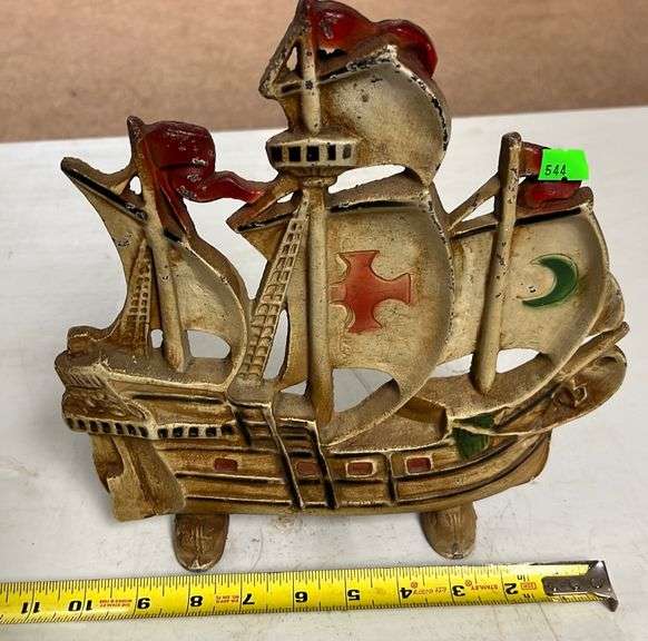 Cast Iron Ship Door Stop 10”x11” Metzger Property Services LLC