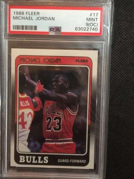 michael jordan fleer all star team card 1988