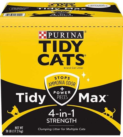 38 lbs Purina Tidy Cats 4in1 Strength Clumping Cat Litter Metzger