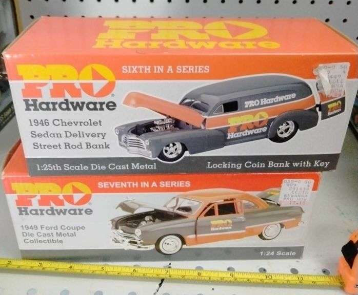 124 scale Pro Hardware car and 125 bank Metzger Property Services LLC