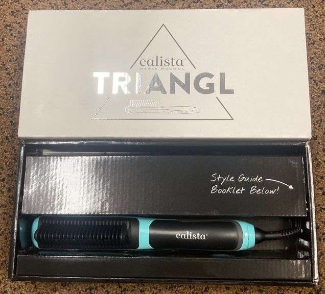 Calista Triangl Hair Straightener Blue Metzger Property Services LLC