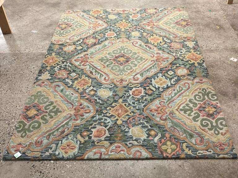 Threshold Area Rug green 7Ftx10Ft Metzger Property Services LLC