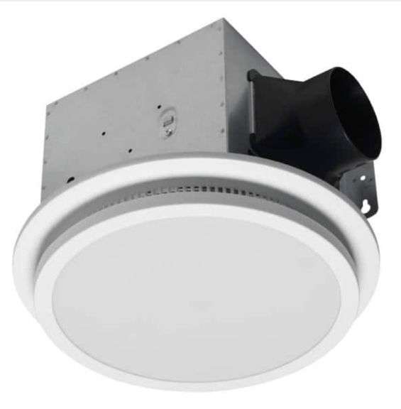 Decorative White 110 CFM Ceiling Mount Bluetooth Stereo Speakers