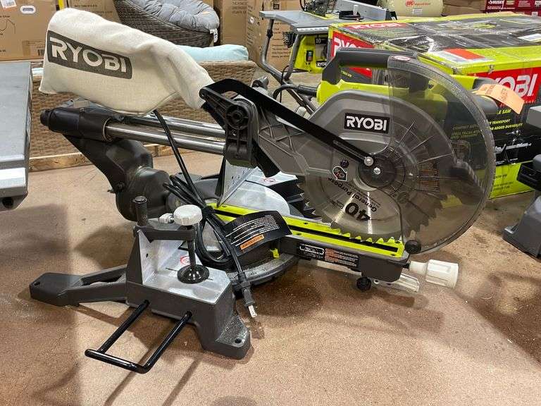 Ryobi 10” sliding miter saw TSS103 used Metzger Property Services LLC