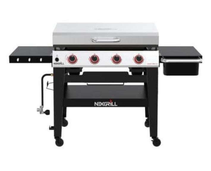 Nexgrill Daytona 4Burner 36 in. Propane Gas Griddle in Black with