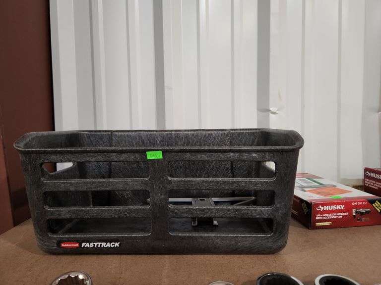 Rubbermaid fasttrack utility bin Metzger Property Services LLC