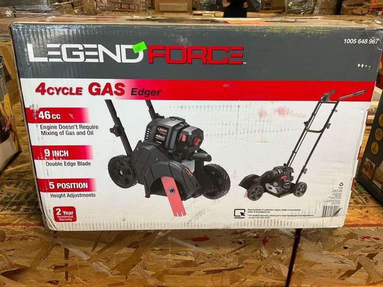 Legend Force 46 cc Gas Powered 4Stroke Walk Behind Edger Metzger