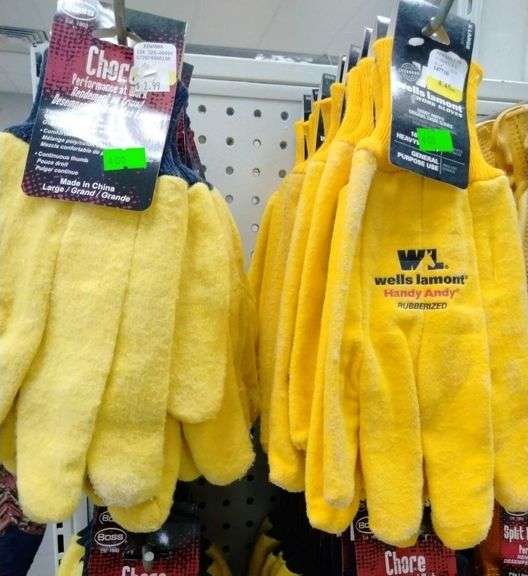 Chore gloves large and Wells Lamont gloves XL Metzger Property Services LLC