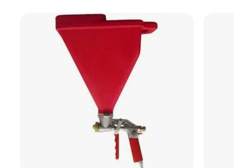 Walboard tools hopper gun to texture walls and ceilings Metzger