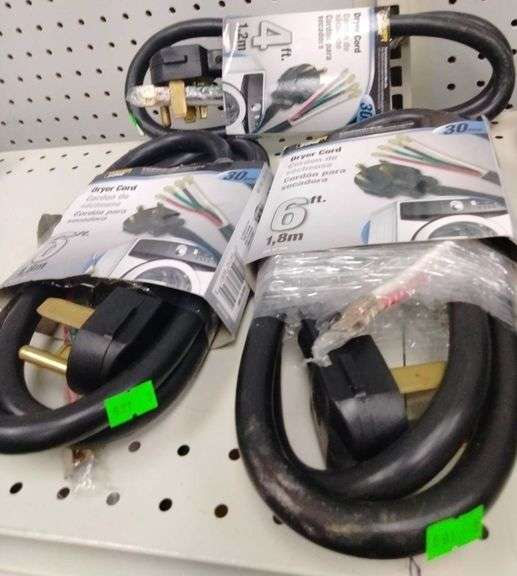 Dryer cords 30amp Metzger Property Services LLC