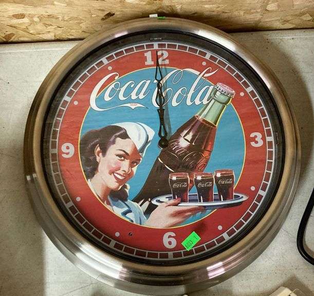 Certified, Limited Edition Coca Cola Indoor/Outdoor Illuminated Atomic