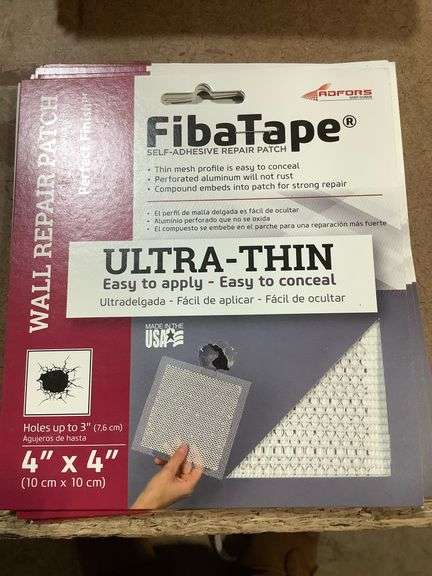 Ten FibaTape self adhesive repair patch kit for walls - Metzger ...