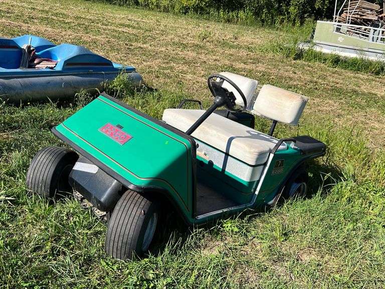 EZGO Electric golf cart, serial number 285378, manufacturing code