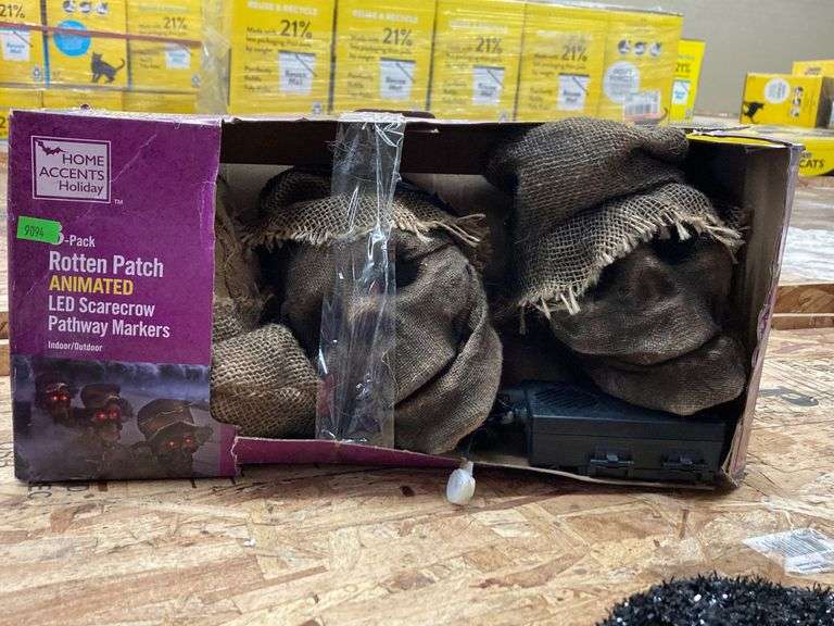 3pk rotten patch Animated LED scarecrow pathway markers Metzger