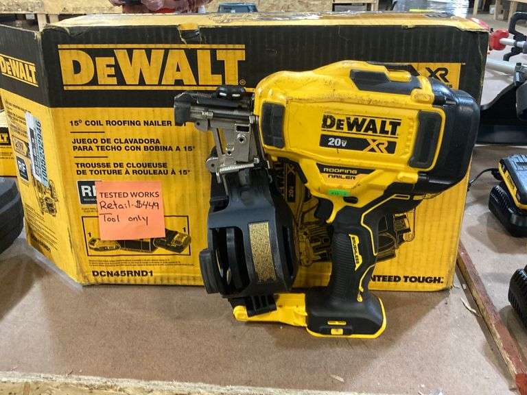 DeWalt 20v 15 Coil Roofing Nailer Tool Only Metzger Property Services LLC