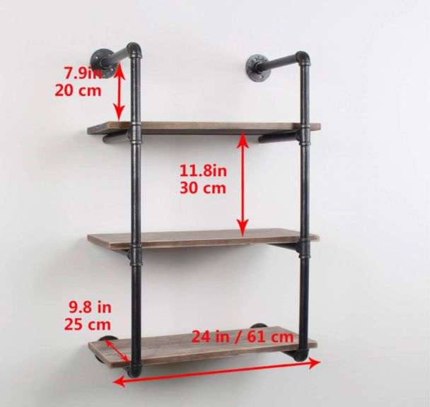 Industrial Pipe Shelving Unit Metzger Property Services LLC