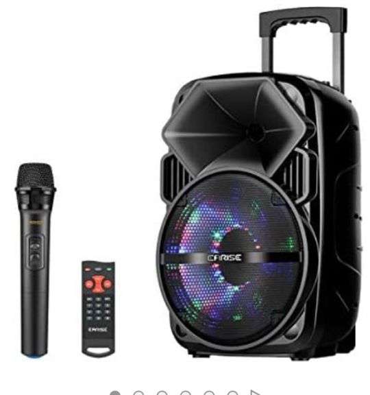 Carise EARISE Bluetooth PA Speaker System with Wireless Microphone 8