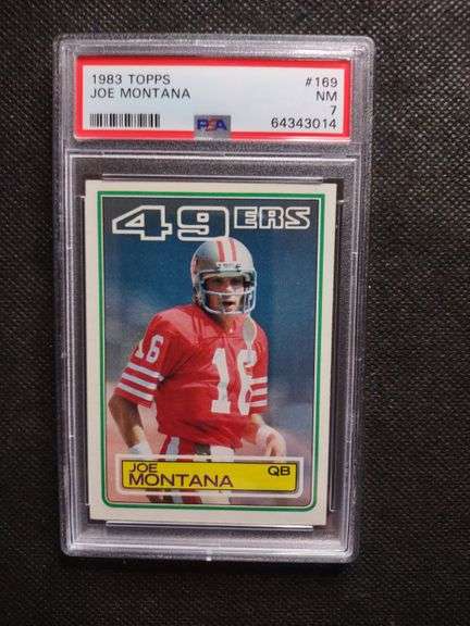 1 1983 Joe Montana Topps Card Metzger Property Services LLC