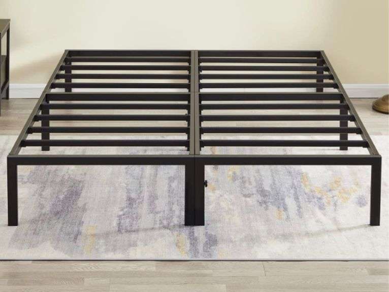 GreenForest Queen Size Bed Frame Easy Quick Assembly Metal Platform