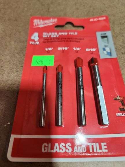 Milwaukee Glass and tile bit set - Metzger Property Services LLC